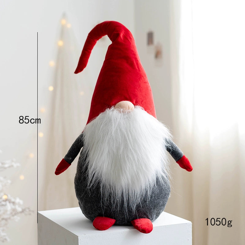Hromeo Christmas Gift Santa Doll Furnishings Ornaments Window Desktop Bar Decorations Arrangement